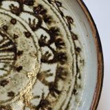 Plat Grès Céramique Signé La Tournerie