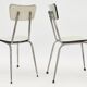 Paire de chaises en formica vintage