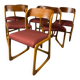 Set of 6 sled chairs