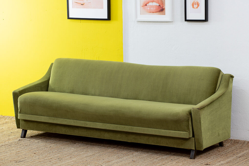 Vintage Scandinavian Daybed Sofa 212 cm