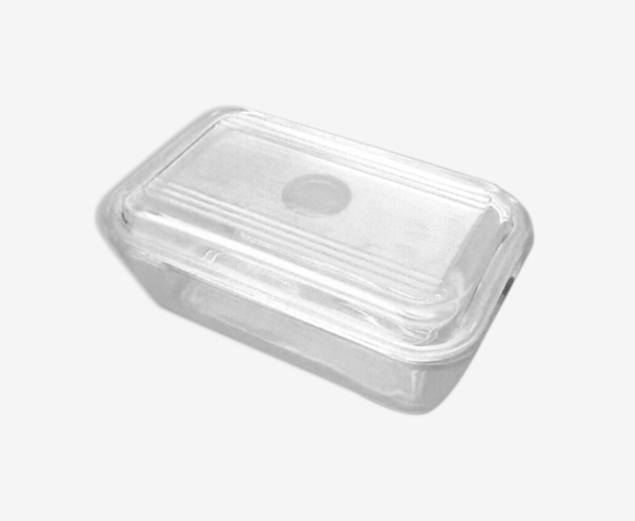 Beurrier Duralex france années 1950 verre transparent