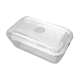Duralex butter dish France 1950s transparent glass