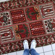 Vintage 1950s French Savonnerie style rug 117cm x 193cm - 1C1244