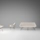 Cosmos Living Room Set of 3 by Augusto Bozzi for Saporiti, Italy, 1954