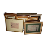 Lot of paintings