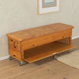 Vaulting Box as Bench  and Shoe Cabinet