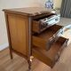 Commode vintage en bois, style Louis XV à tiroirs galbés