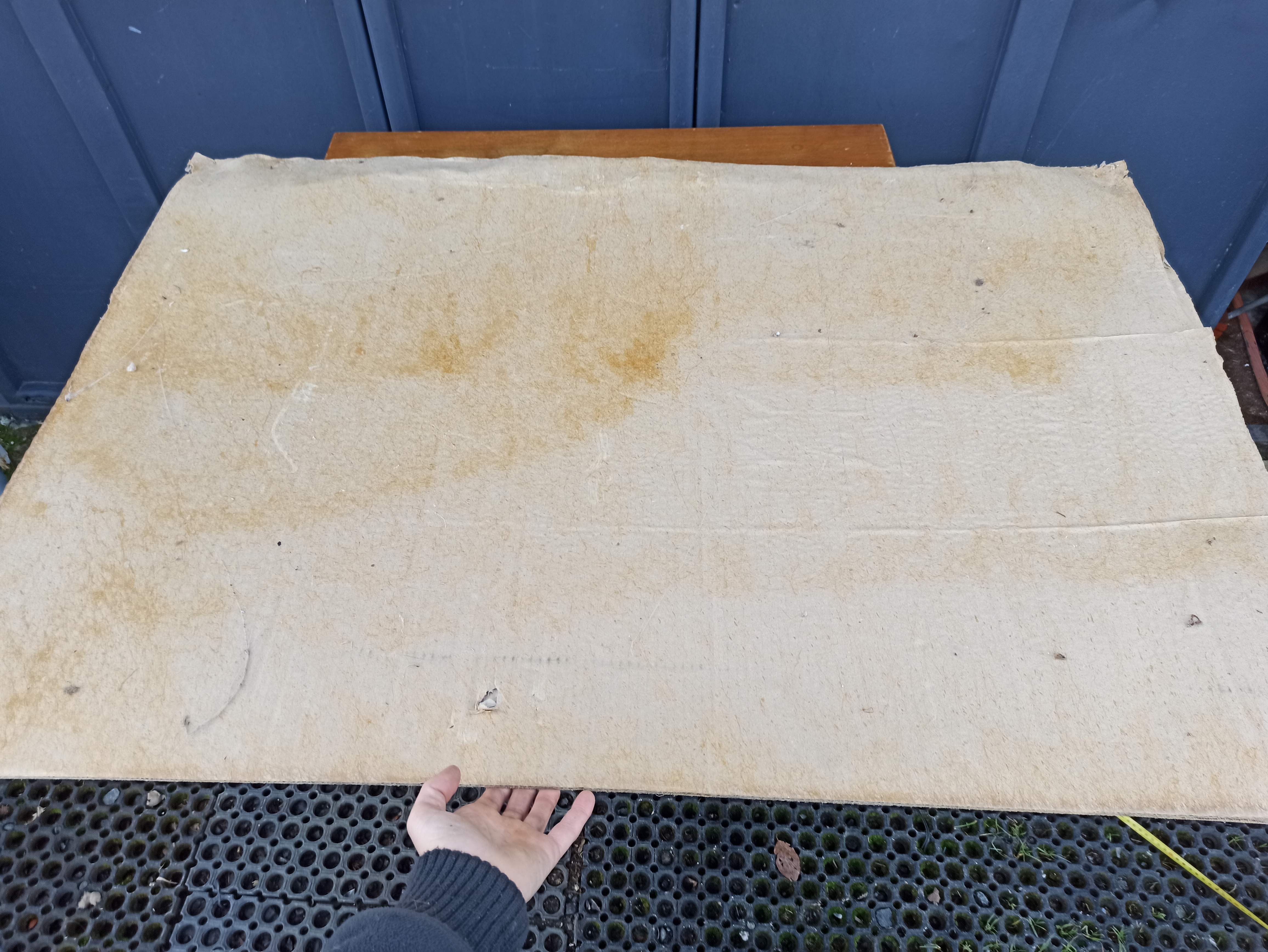 Very large Swiss road map on tole - 126 x 86.5 cm