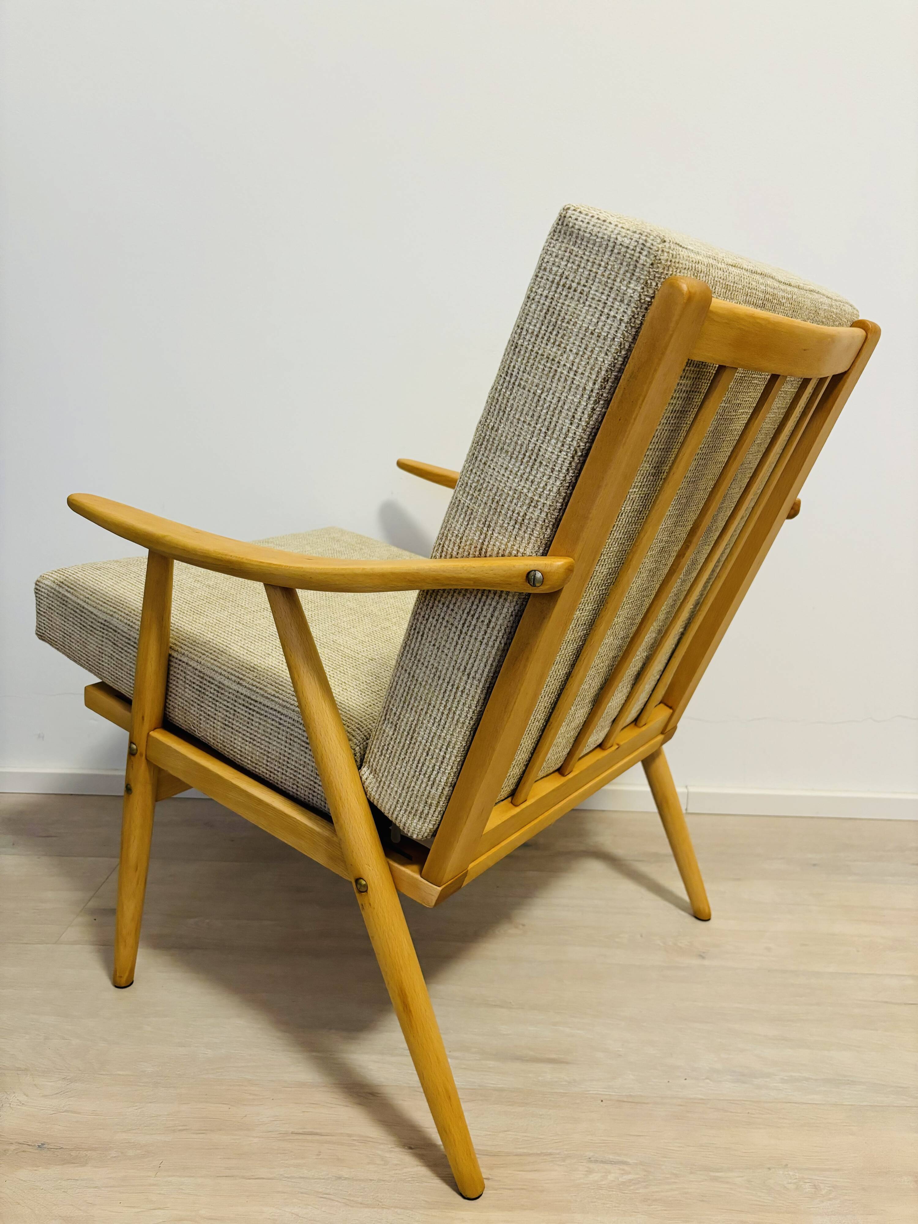 Boomerang armchair by ton from czechoslovakia 1970’s