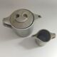 Porcelain teapot & creamer from lot virebent