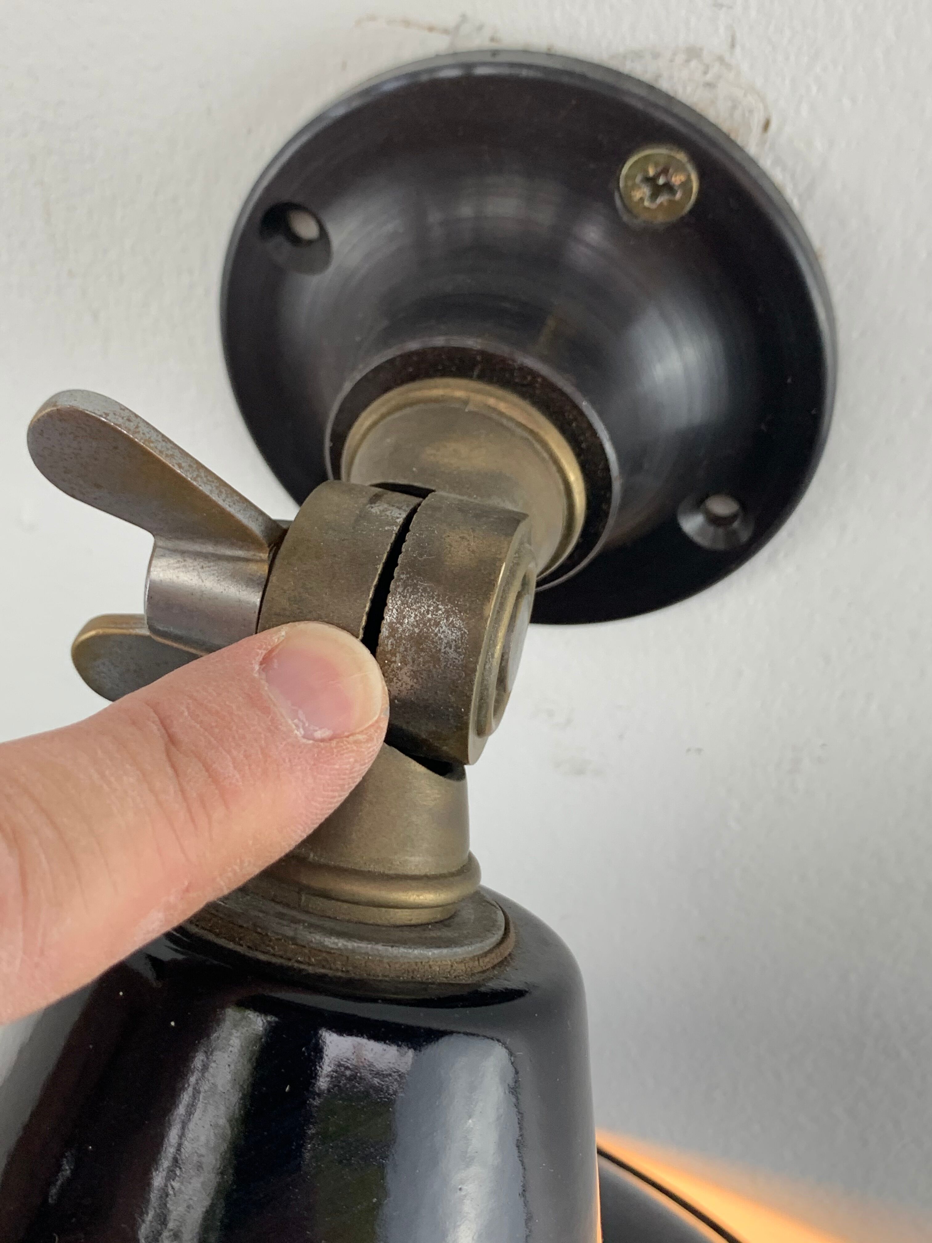 1940 workshop wall lamp