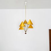 Lustre en laiton par Rupert Nikoll