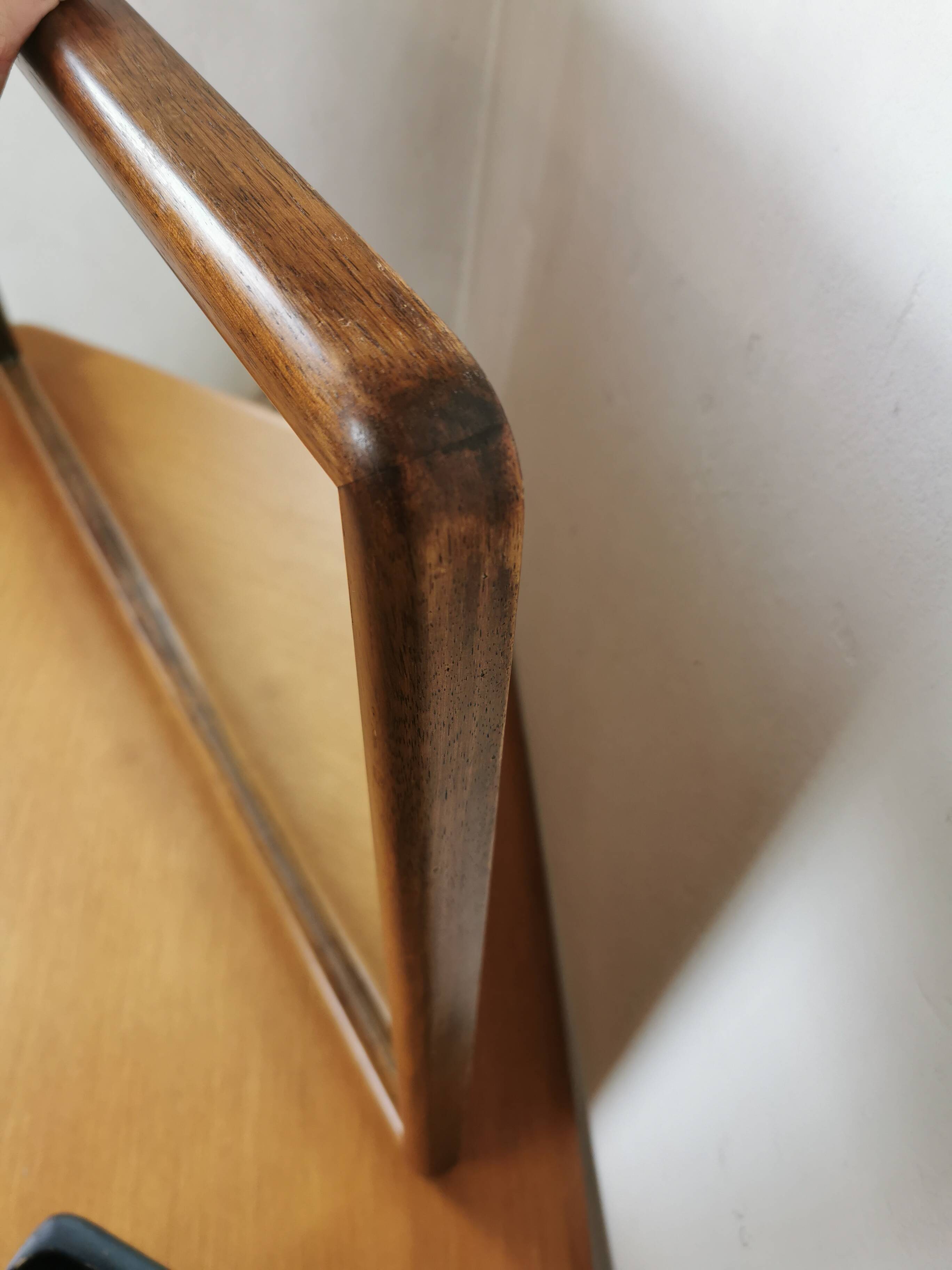Scandinavian mahogany mirror