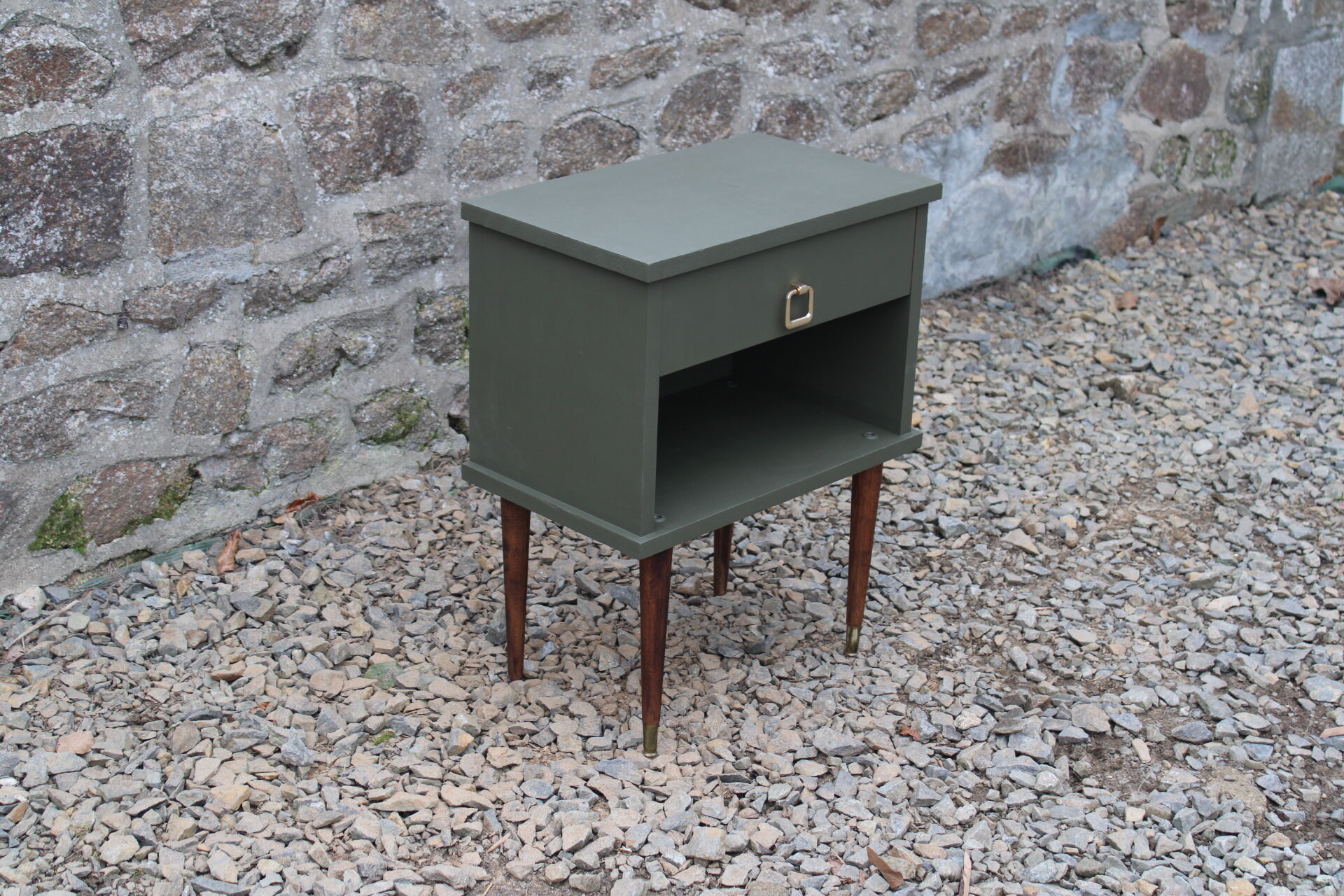 Vintage Scandinavian style bedside table