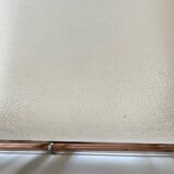 Paire de chaises noires + simili blanc