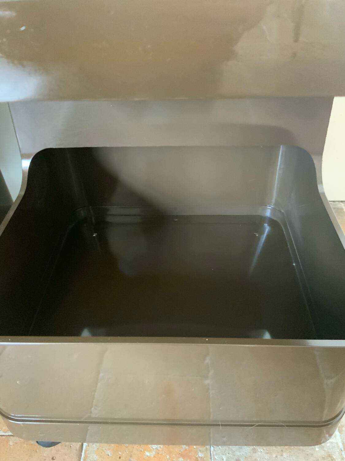 Vintage 70s serving trolleys