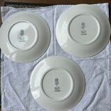 Set of 6 dessert plates Gien - Special edition Julliard