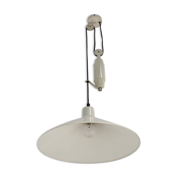 Suspension à contrepoids en métal gris, Italie années 1960 — Beyit