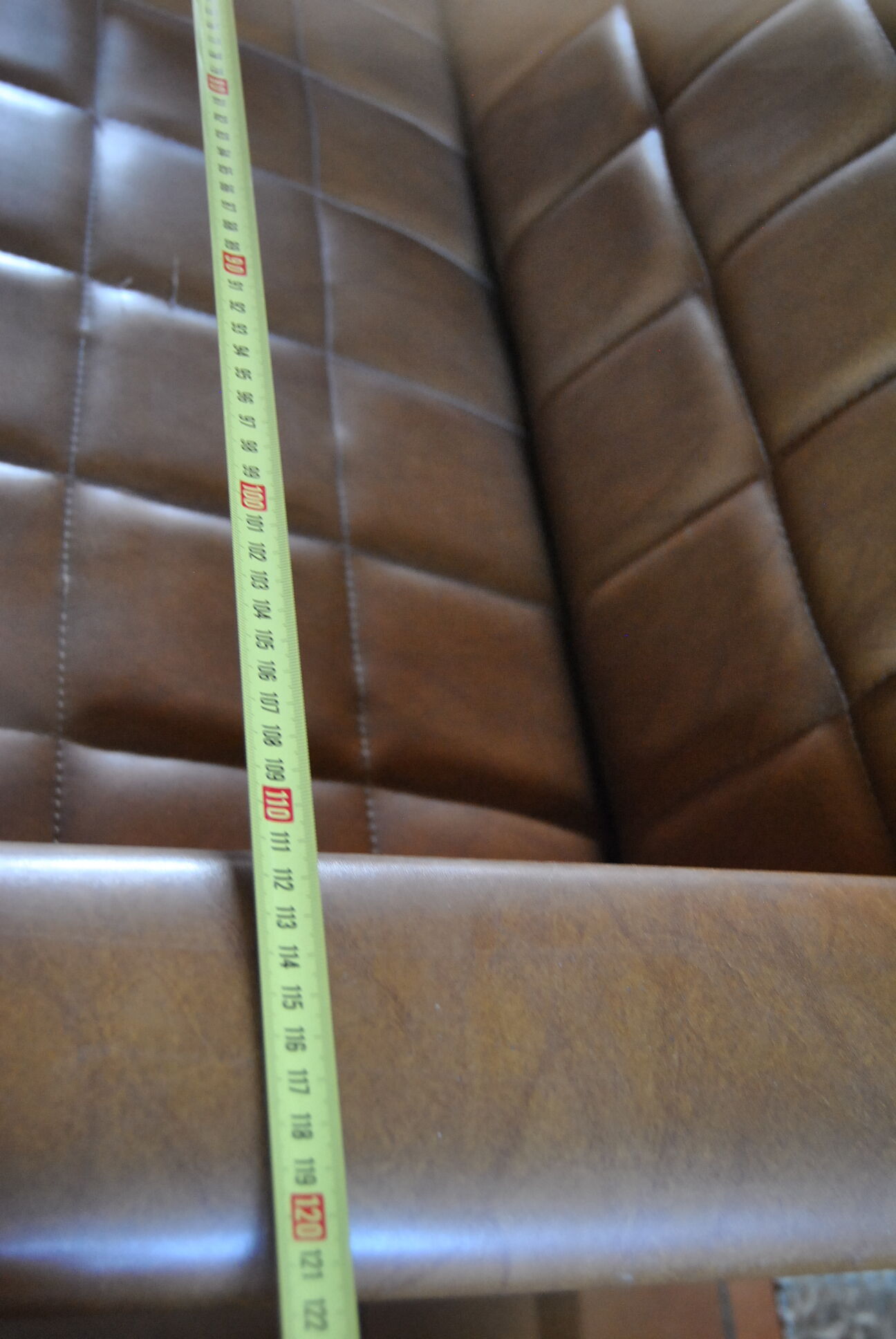 Sofa bench skai camel 50s