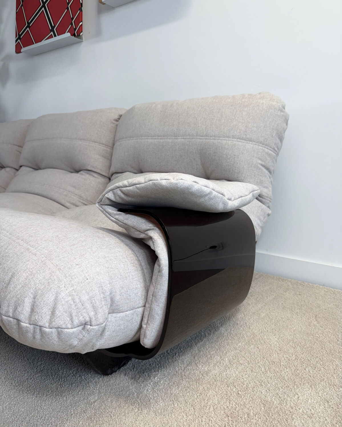 Marsala Michel Ducaroy 3-seater