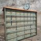 Commode industrielle vert olive