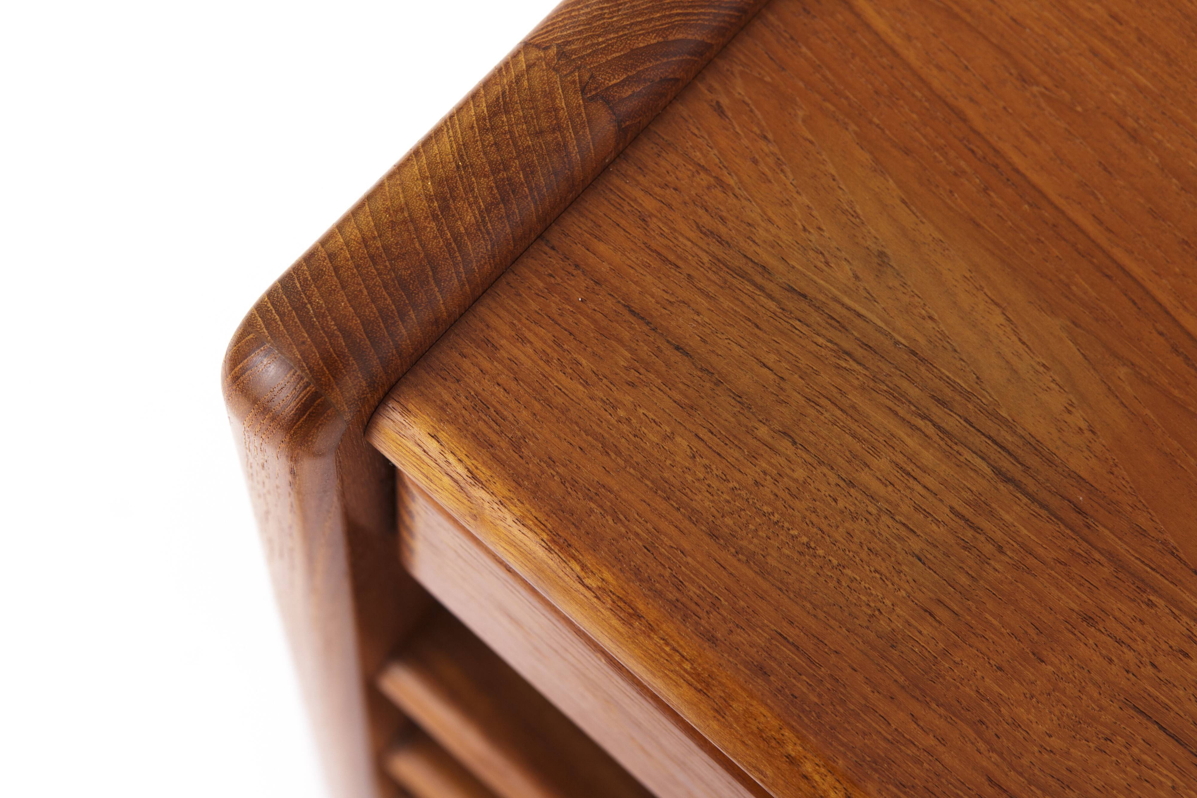 Vintage side table with drawer 1960s-1970s teak