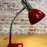Vintage red desk lamp