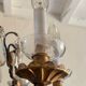 Lustre with pendants and glass fruits, Maison Baguès, six lights