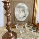 Vintage copper brass candle holder