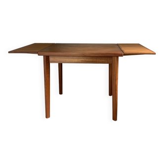 Table scandinave carrée vintage en teck