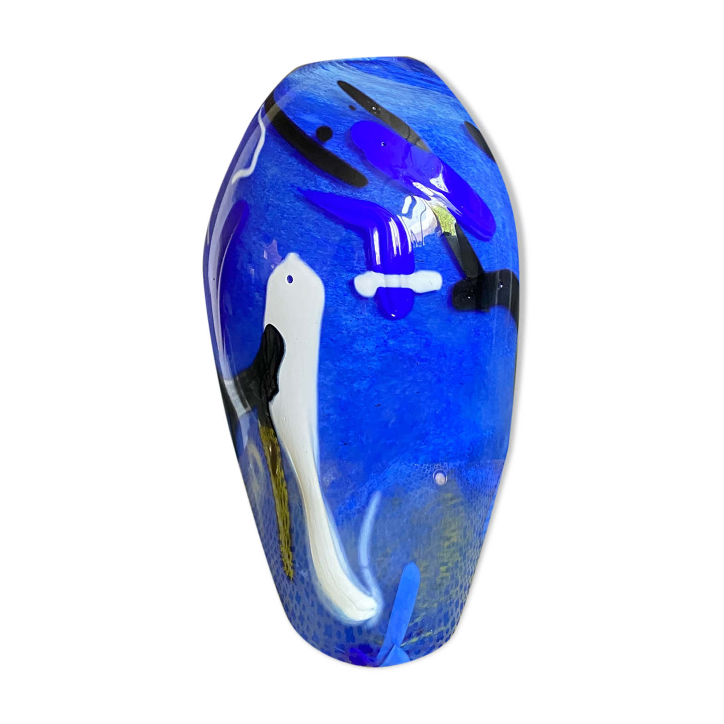 Murano vintage glass vase 80s/90s