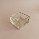 Vintage square glass empty pocket