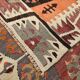 Pastel Tones Geometric Pattern Turkish Woven Wool Kilim Rug, 185x350 Cm