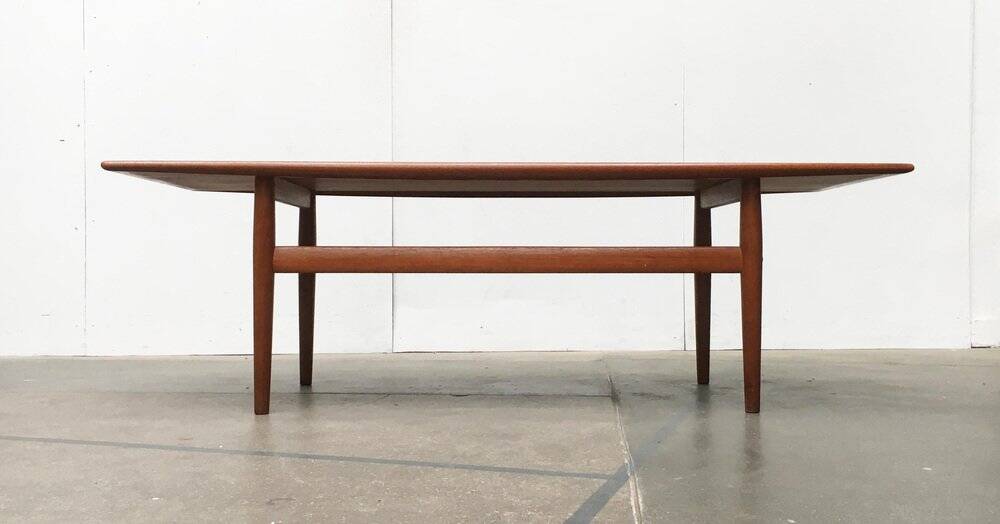 Mid-century Danish teak coffee table by Grete Jalk for Glostrup.