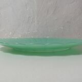 Vintage mint flower Duralex cake dish