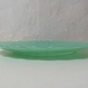 Vintage mint flower Duralex cake dish