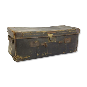 Vintage antique leather suitcase