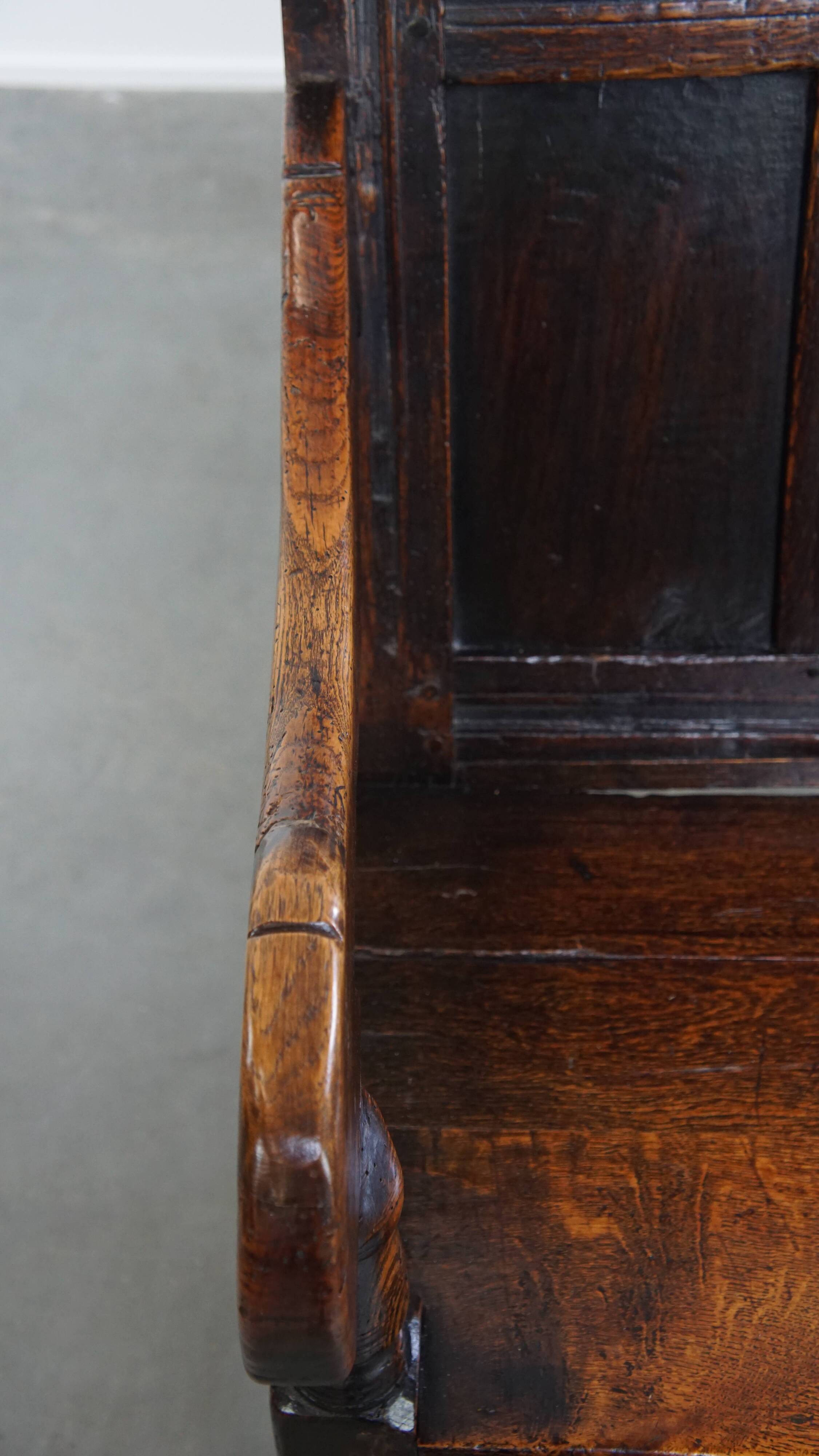 Antique Oak Wainscot Chair / Side Chair from the 17th Century