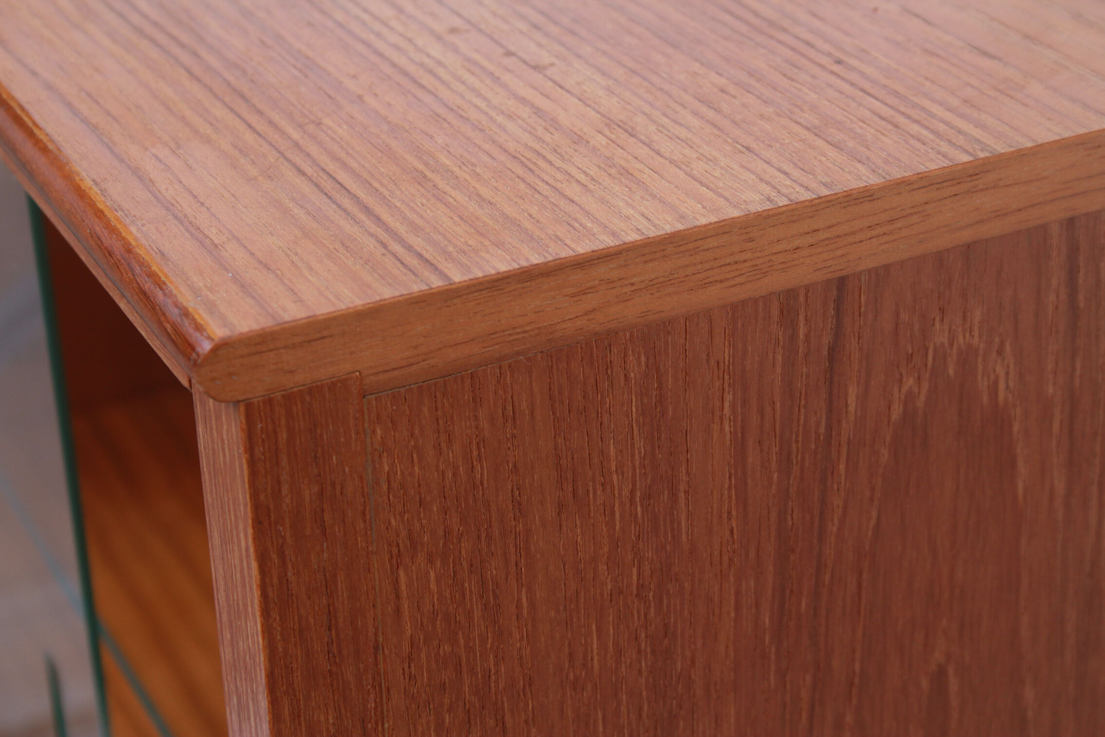 1960s showcase in teak