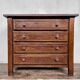 Commode vintage bois structuré