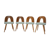 4 chaises de salle à manger Antonin Suman des années 1960