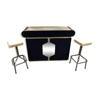 Bar & two stools 1972