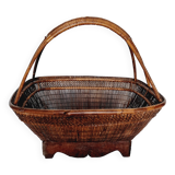 authentic basket or basket from the people's republic of china from the mid-20th century
