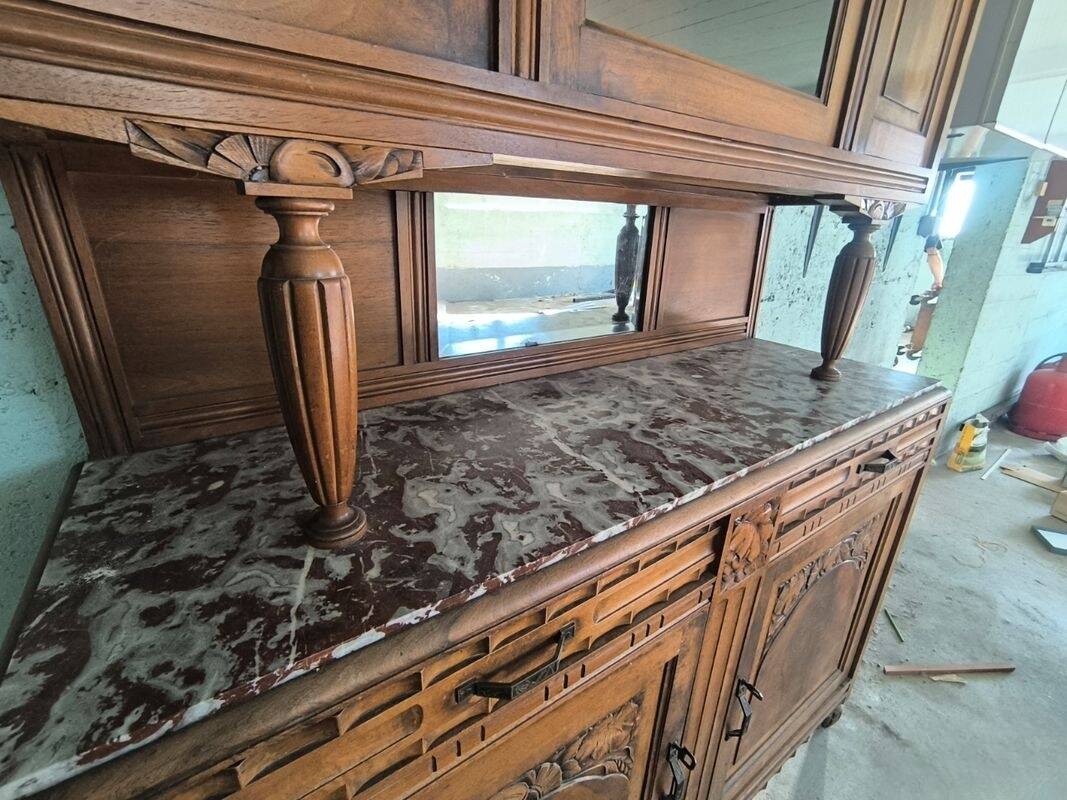 Art Deco two-body Parisian buffet
