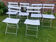 Old terrace bistro chairs