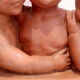 Buste trio d'enfants terre cuite de Sorgel