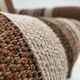 Danish club chair from the 1970s, original wool upholstery, original condition.