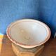 Large vintage Biot bowl in glazed ceramic, French craftsmanship.