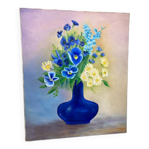 Tableau « Bouquet bleu »