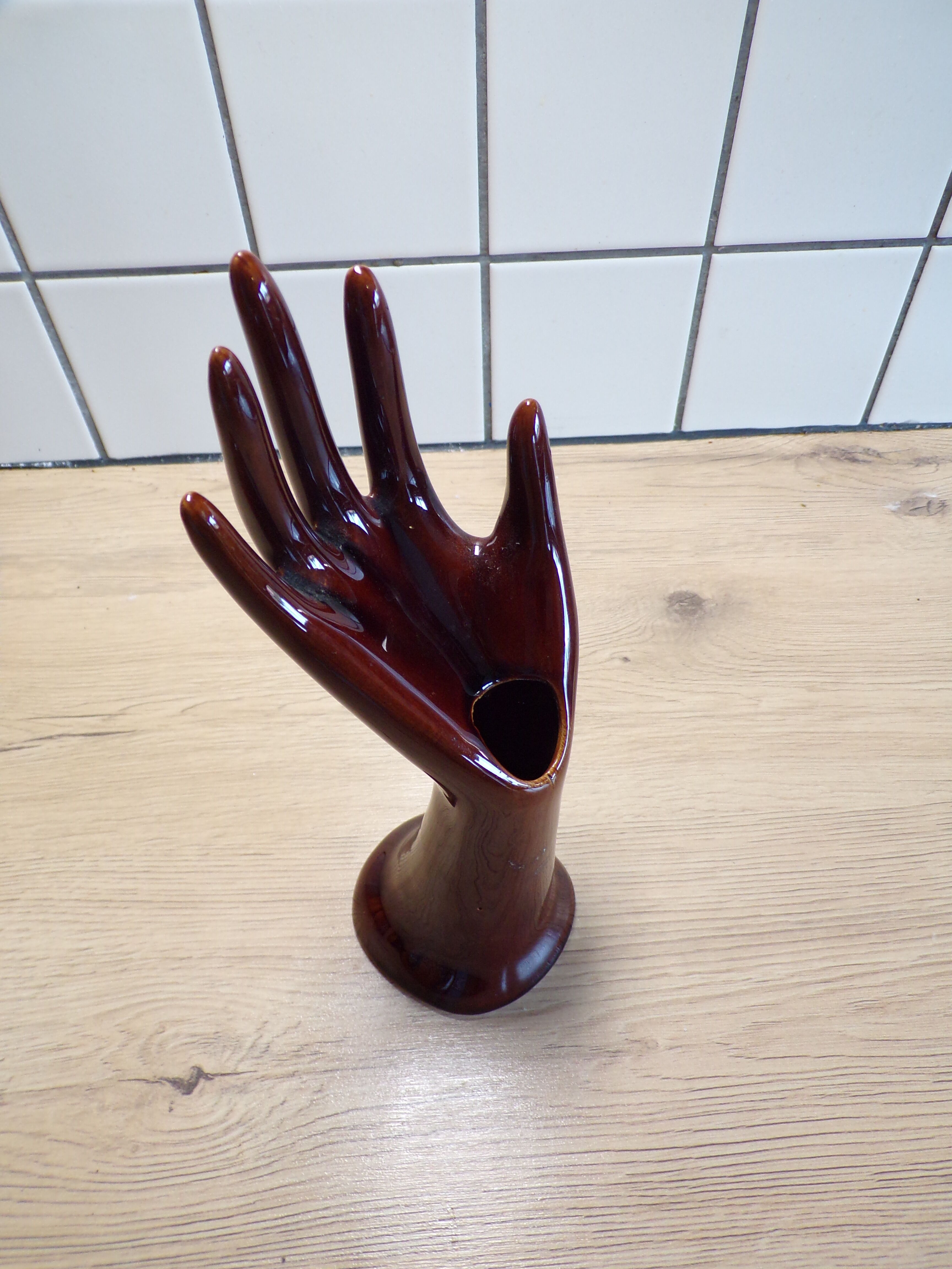 Vintage ceramic hand